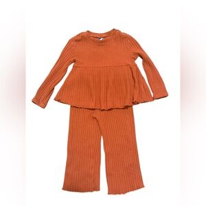 Old Navy Rust Ribbed Knit Ensemble